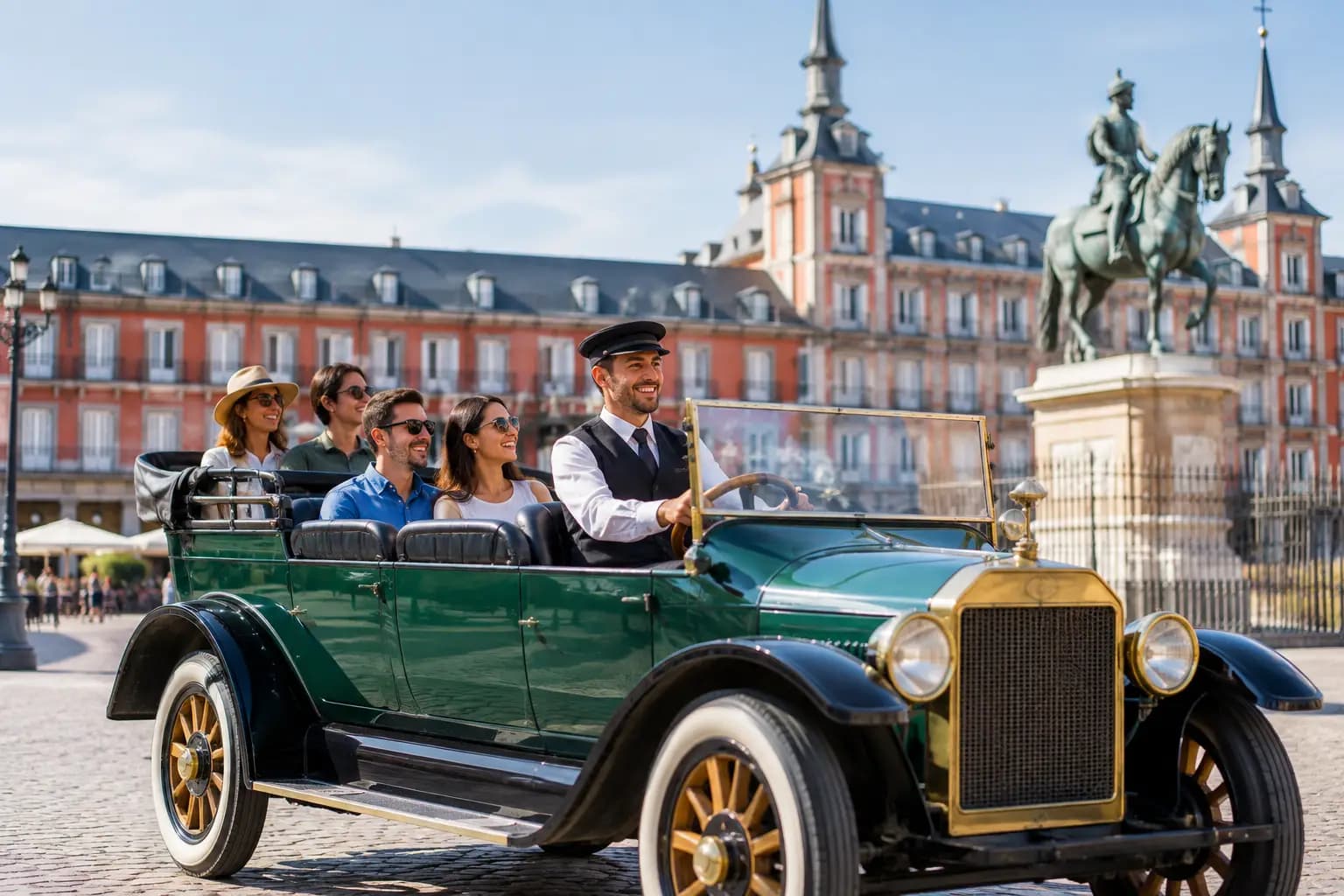 Chauffeured Tour vs Walking for Madrid Sightseeing
