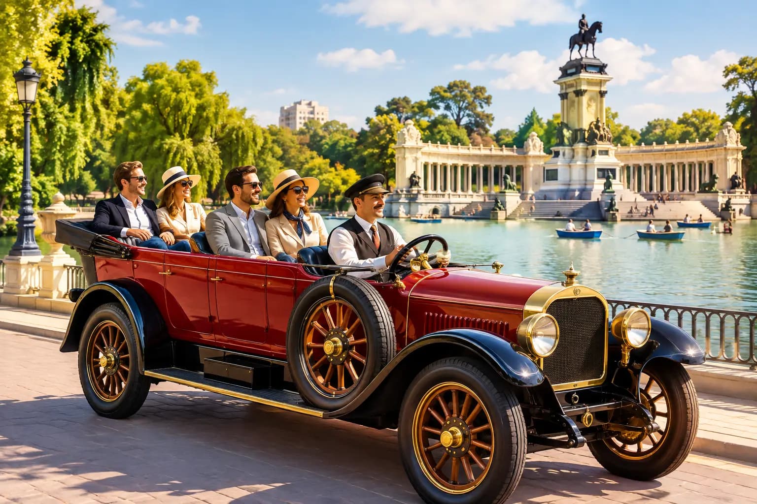 Retiro Park sightseeing con un toque de lujo